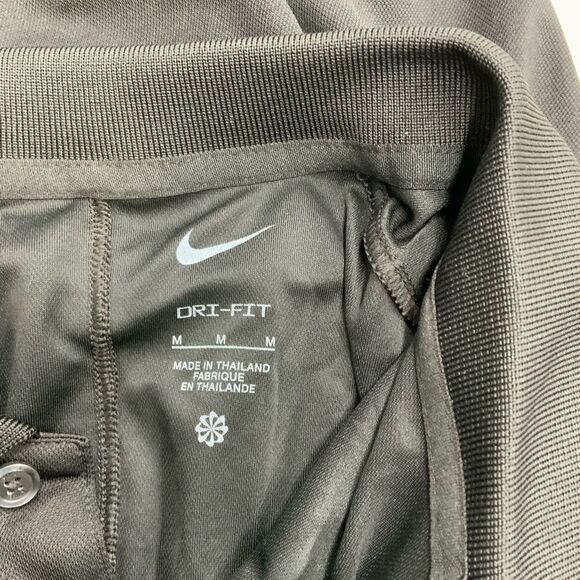 Men’s Nike Polo Shirt Black Medium - Picture 3 of 3